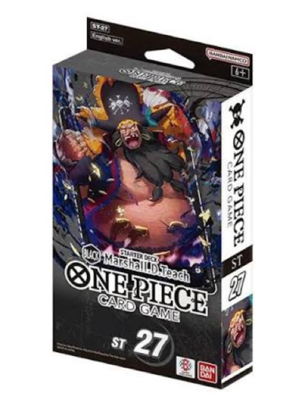 One Piece TCG: STARTER DECK -BLACK Marshall.D.Teach ST-27 SEALED BRAND NEW